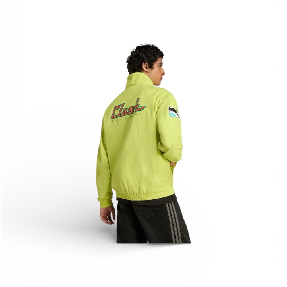 San Jose Clash Adidas Green 2025 Archive Collection Anthem Full-Zip Jacket M